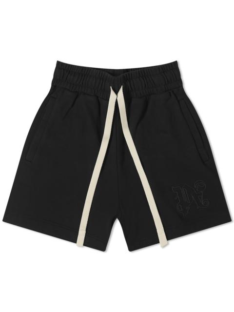 Palm Angels Monogram Sweat Short