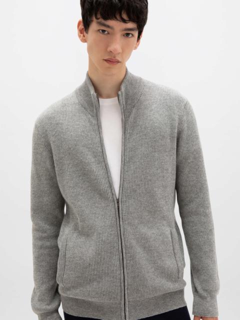 Ribbed Cashmere Cardigan