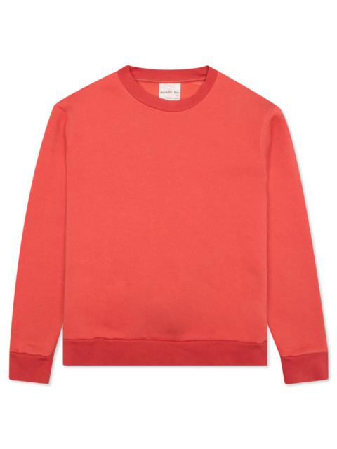 ACNE STUDIOS BRUSHED SWEATSHIRT - ROSE PINK
