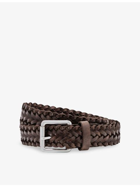 Carlton Woven Leather Belt