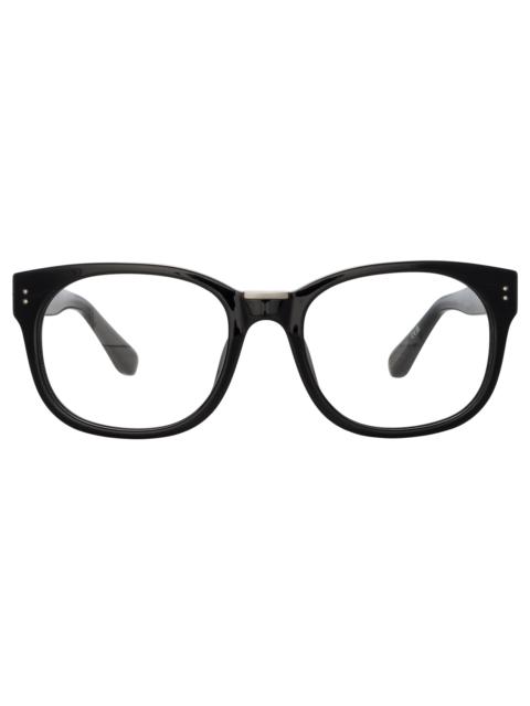 CEDRIC RECTANGULAR OPTICAL FRAMES IN BLACK AND NICKEL