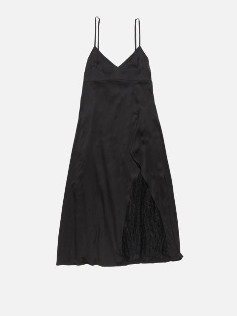 Satin dress - Black