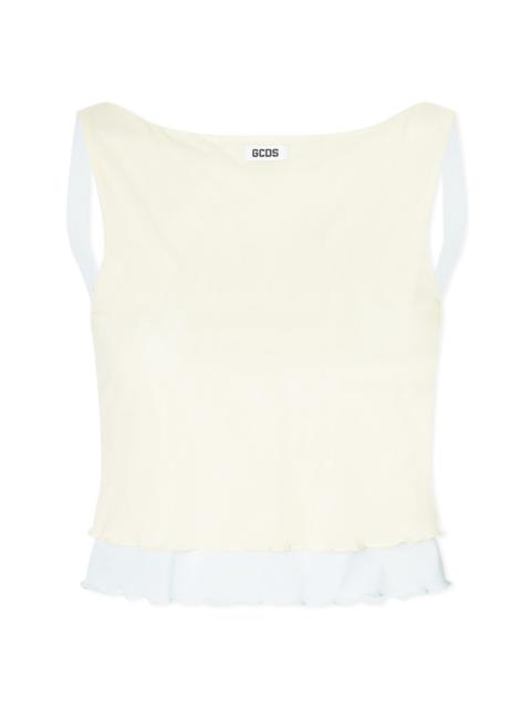 GCDS Tulle Tank Top