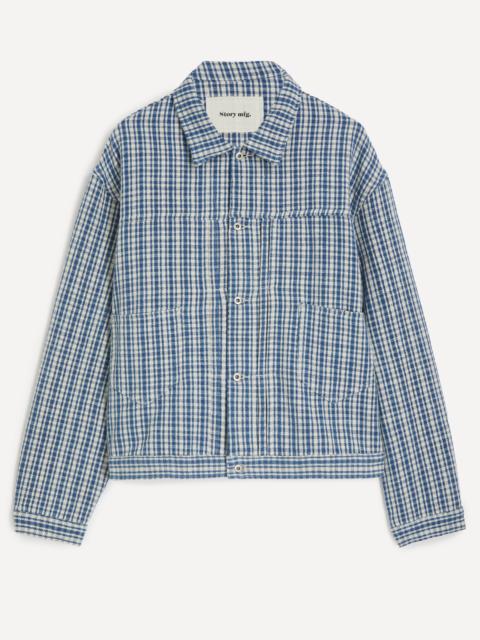 Sundae Indigo Wobbly Waffle Jacket