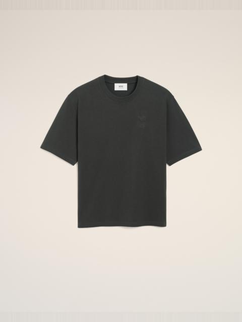 BLACK COTTON AMI DE COEUR COSY FIT T-SHIRT