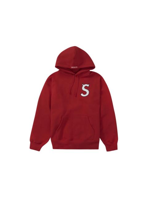 Supreme S Logo Hooded Sweatshirt (FW22) Red