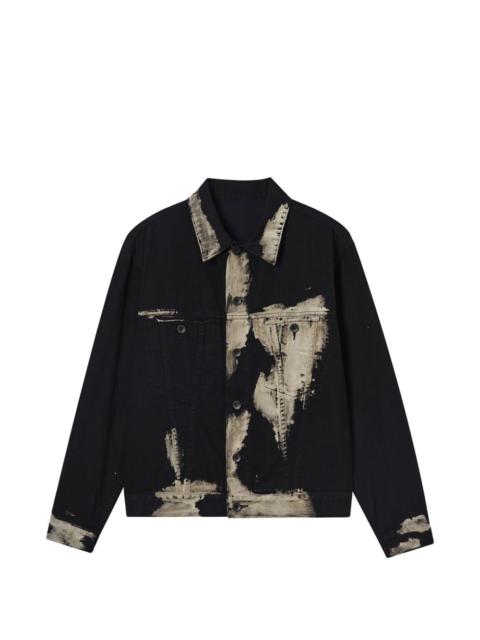 buttoned collared jacket