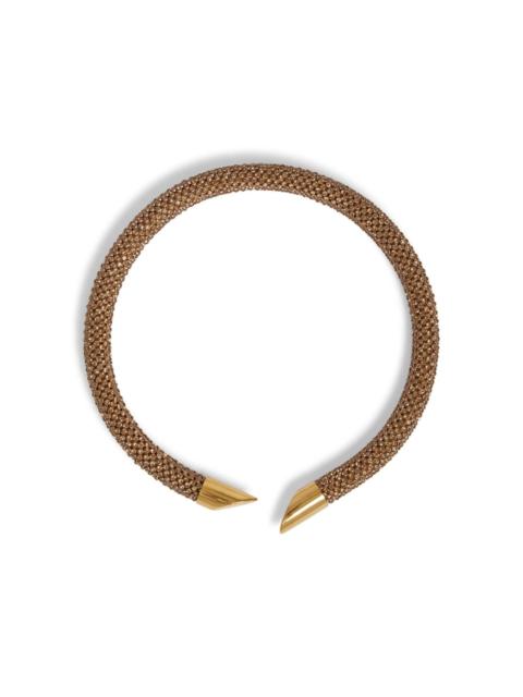 Gold Pixel chainmail necklace