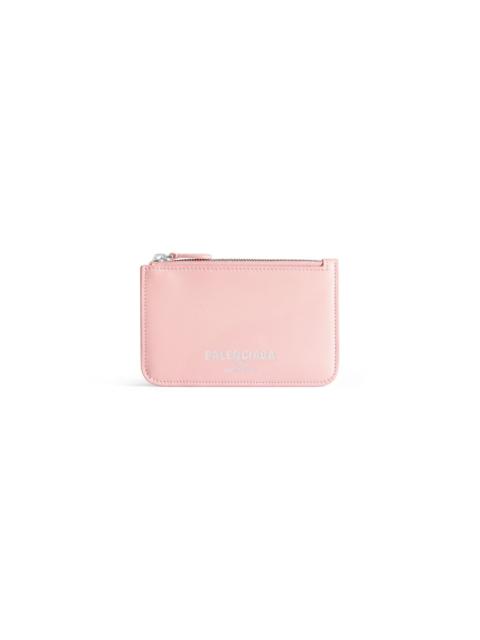 Women's Cash 2.0 Long Coin And Card Holder in Suede Pink