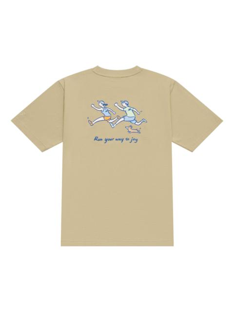 New Balance Running Graphic T-Shirt 'Tan' NEE26121-LB