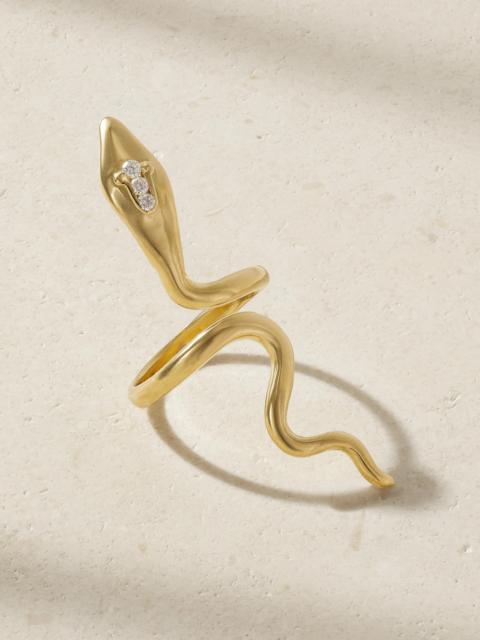 Cobra 18-karat Gold Diamond Ring