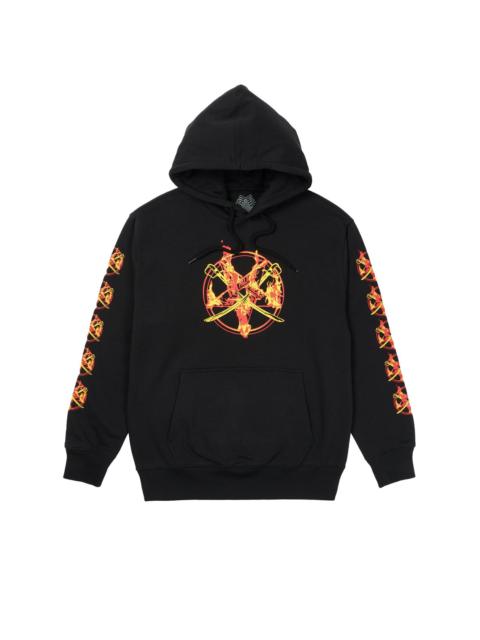 FLAMED HOOD BLACK