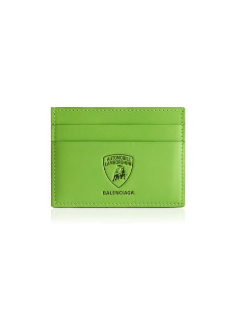 x Lamborghini Leather Card Holder green