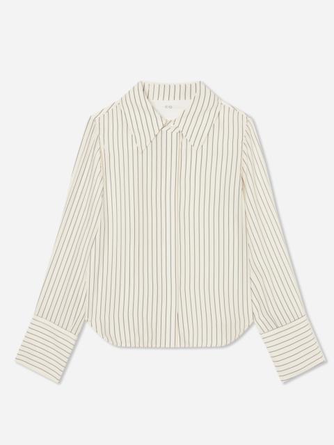 Fitted Classic Shirt in Silk