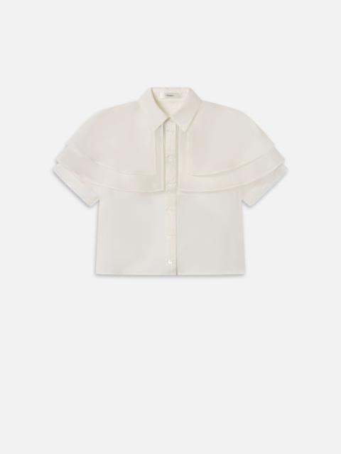 The Organza Cape Top