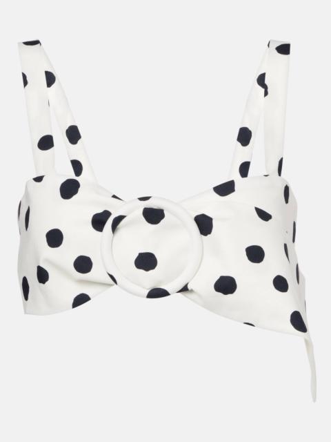 Sleeveless cotton top