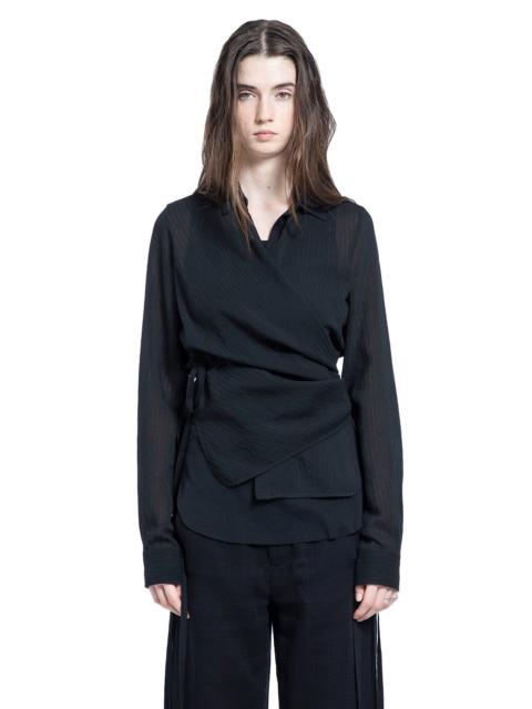 Alba Asymmetric Wrap Shirt
