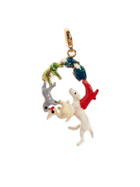 animal-circle pendant