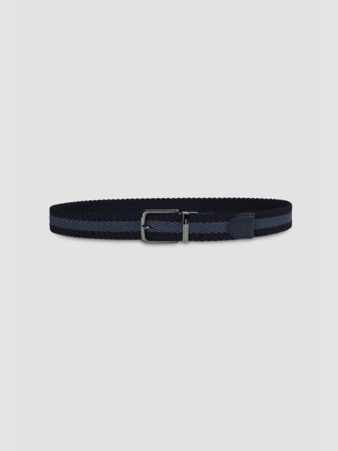 REVERSIBLE BELT WITH CONTRASTING STRIPES