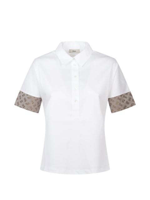 short-sleeve polo top