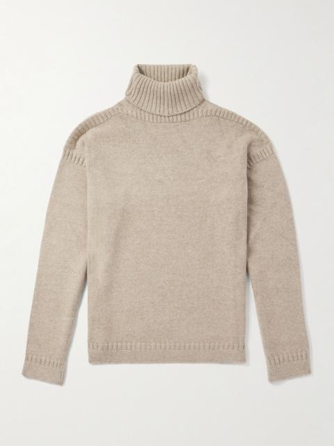 Cashmere Rollneck Sweater Brown