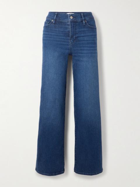 Le Slim Palazzo Mid-rise Straight-leg Jeans