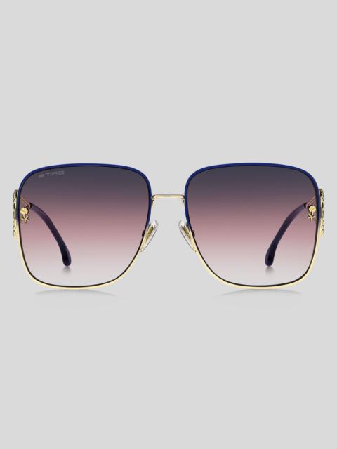 METAL PAISLEY SUNGLASSES