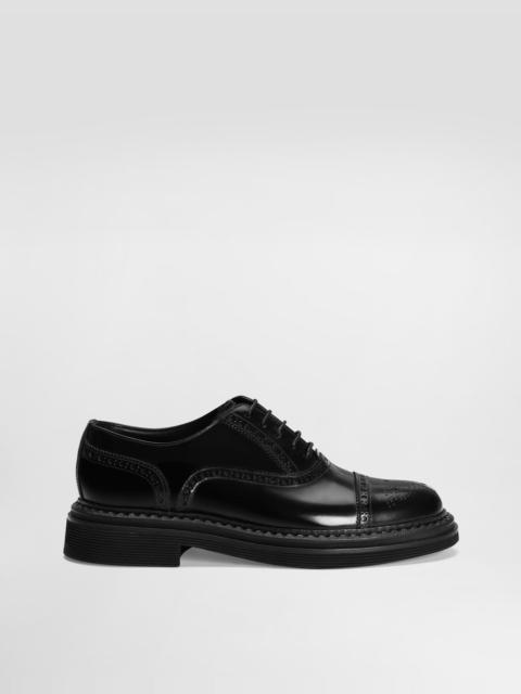 Brushed calfskin Oxfords