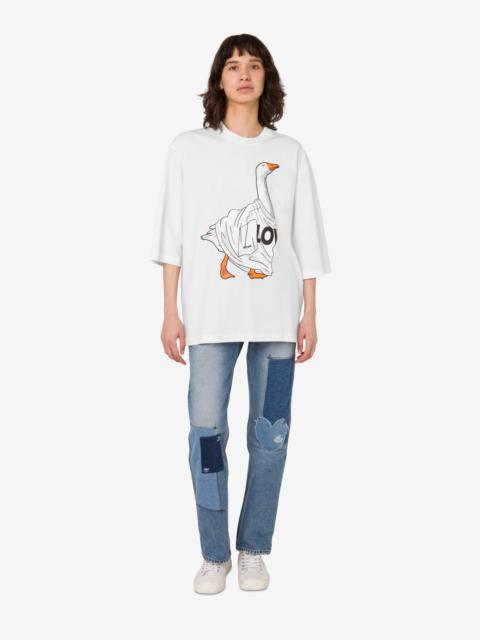 ORGANIC COTTON JERSEY T-SHIRT GOOSE