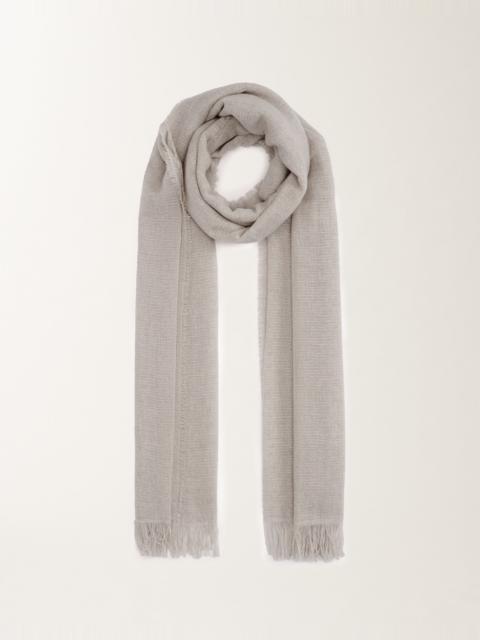 Silk cashmere scarf with lurex