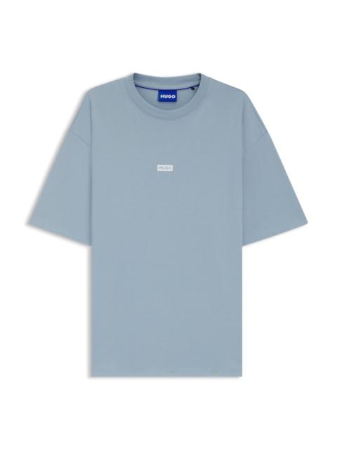 LOOSE-FIT T-SHIRT IN COTTON WITH REAR LOGO ARTWORK