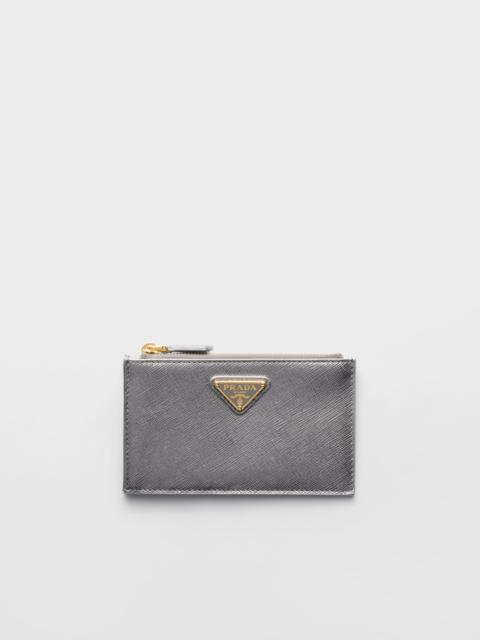 Saffiano leather card holder