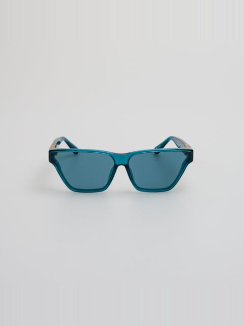 Skyler Cat-Eye Sunglasses in Aqua