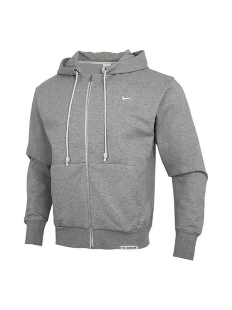 Nike Casual Sports Knit Cardigan Hooded Jacket light grey CK6363-063