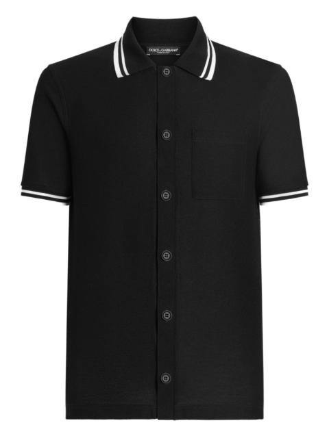 short-sleeves cotton shirt