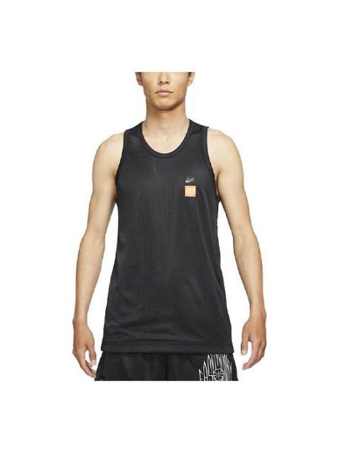 Men's Nike KD Durant Basketball Sports Printing Breathable Black Vest CV2408-010
