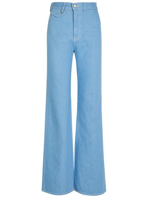 Veronica Beard Crosbie Wide-leg Jeans