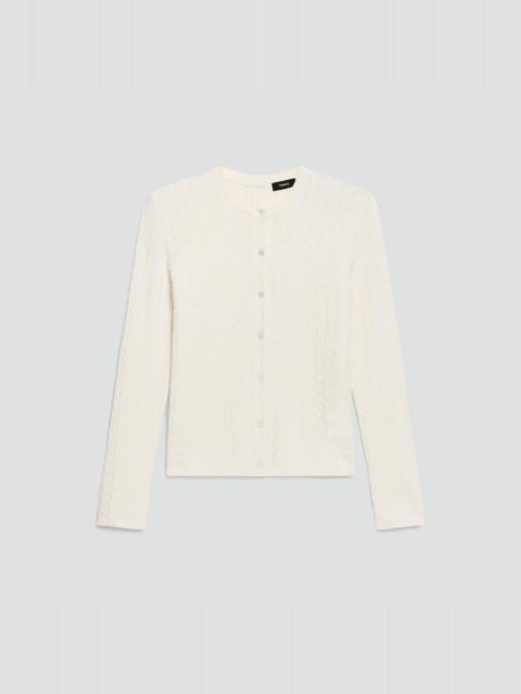 Cable-Knit Cardigan in Cashmere