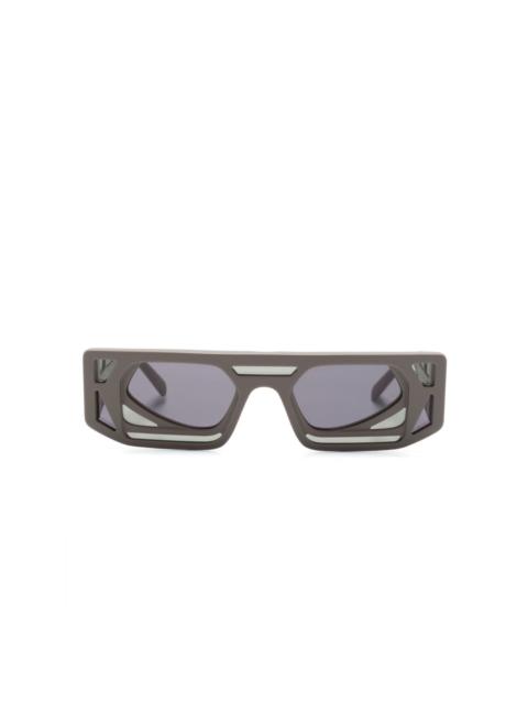 Mask T9 rectangle-frame sunglasses