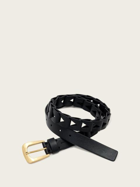 SAGE CUT OUT LEATHER BELT