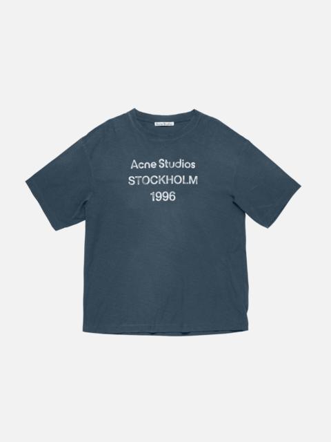 Logo t-shirt - relaxed fit - Deep blue