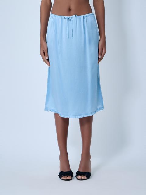 Satin Midi Skirt