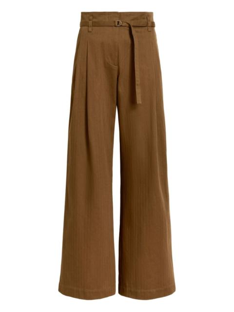 pleated trousers