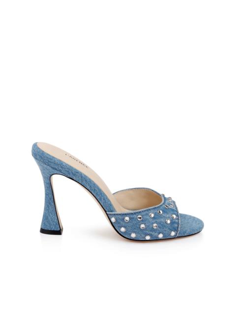 Lucienne Embellished Denim Mule