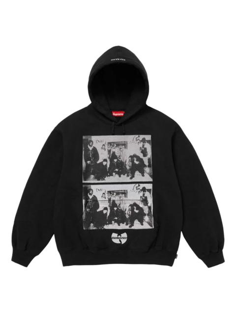 Supreme x Wu-Tang Clan graphic-print hoodie - FW25SW26 BLACK