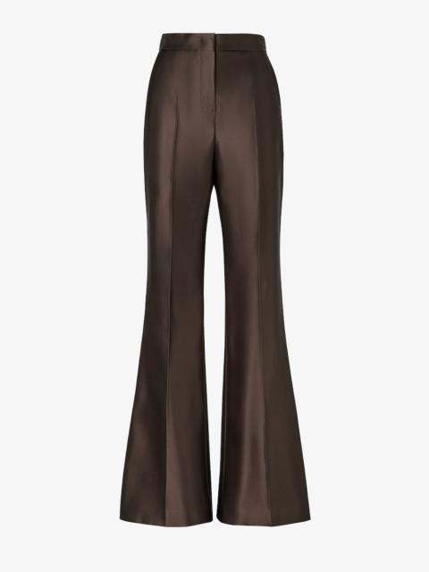 Pants Brown duchesse satin pants