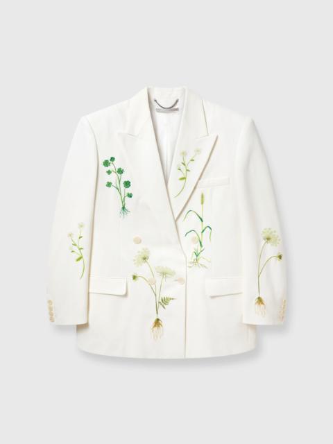 Oversized Floral Double-Breasted Blazer