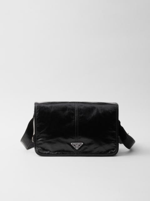 Leather shoulder bag