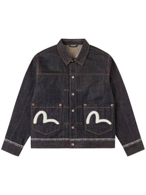 Logo Seagull Embroidery Denim Jacket
