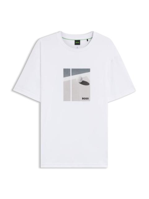 TENNIS-ARTWORK T-SHIRT IN PIMA COTTON